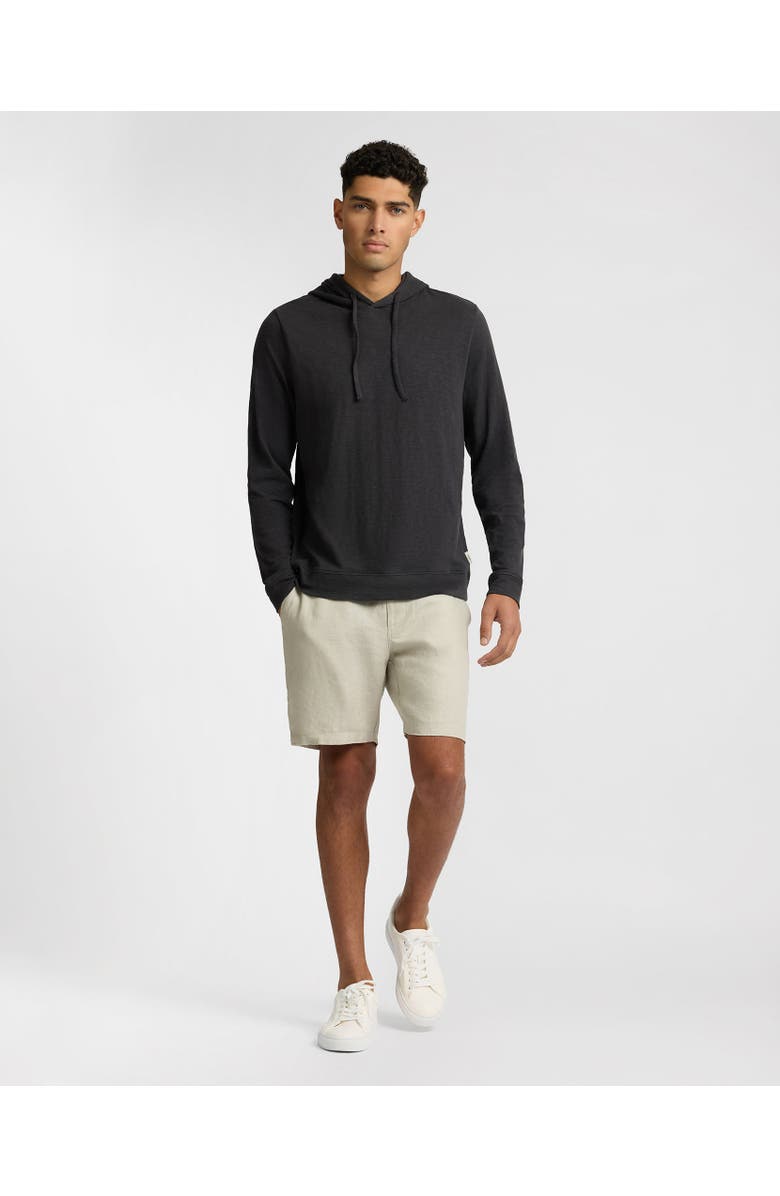 Onia Heavyweight Slub Hoodie, Alternate, color, Noir