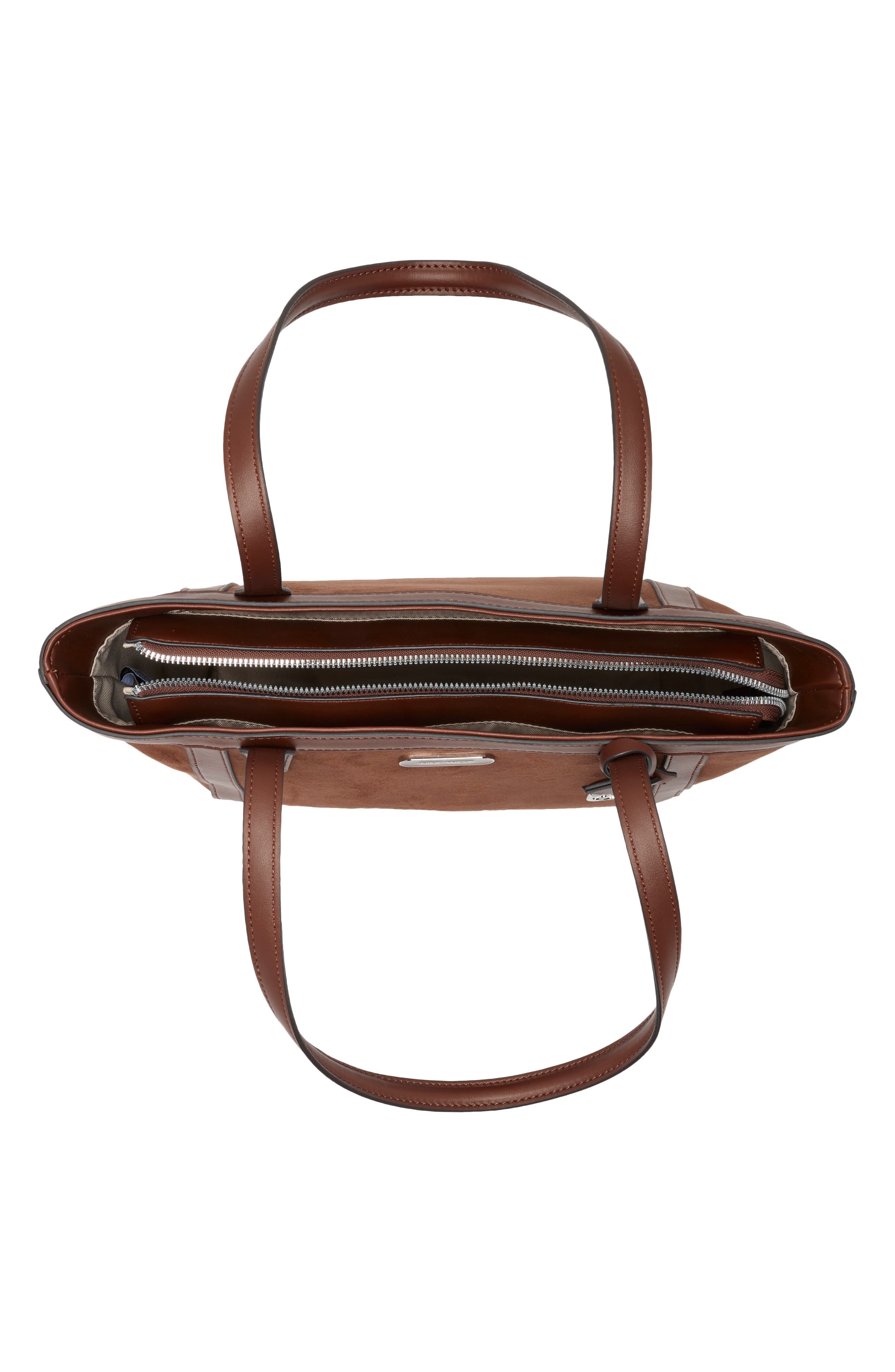 Aziel Small Tote, Alternate, color, MAHOGANY