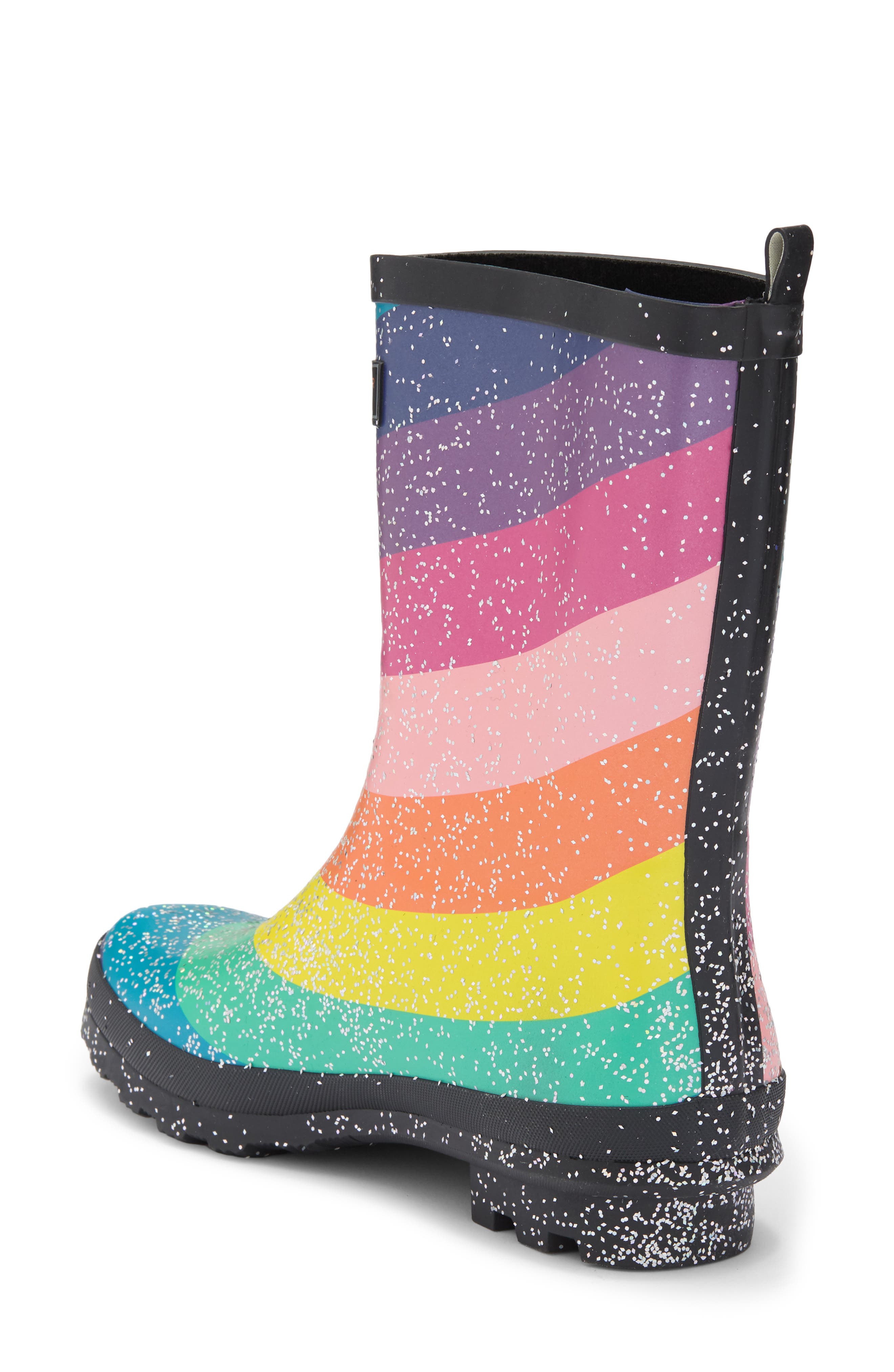 Kurt Geiger London Kids' Mini Sleet Rain Boot, Alternate, color, Rainbow