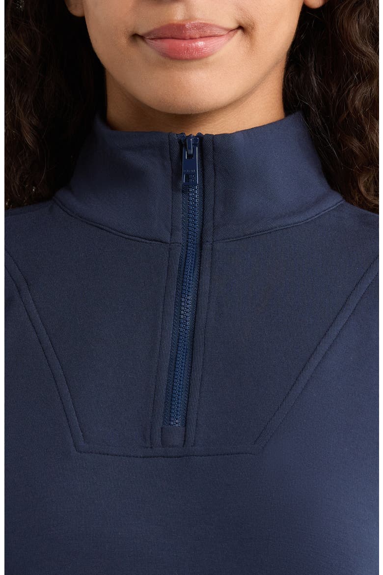 All Play Terry Quarter-Zip Sweatshirt, Alternate, color, TWILIGHT