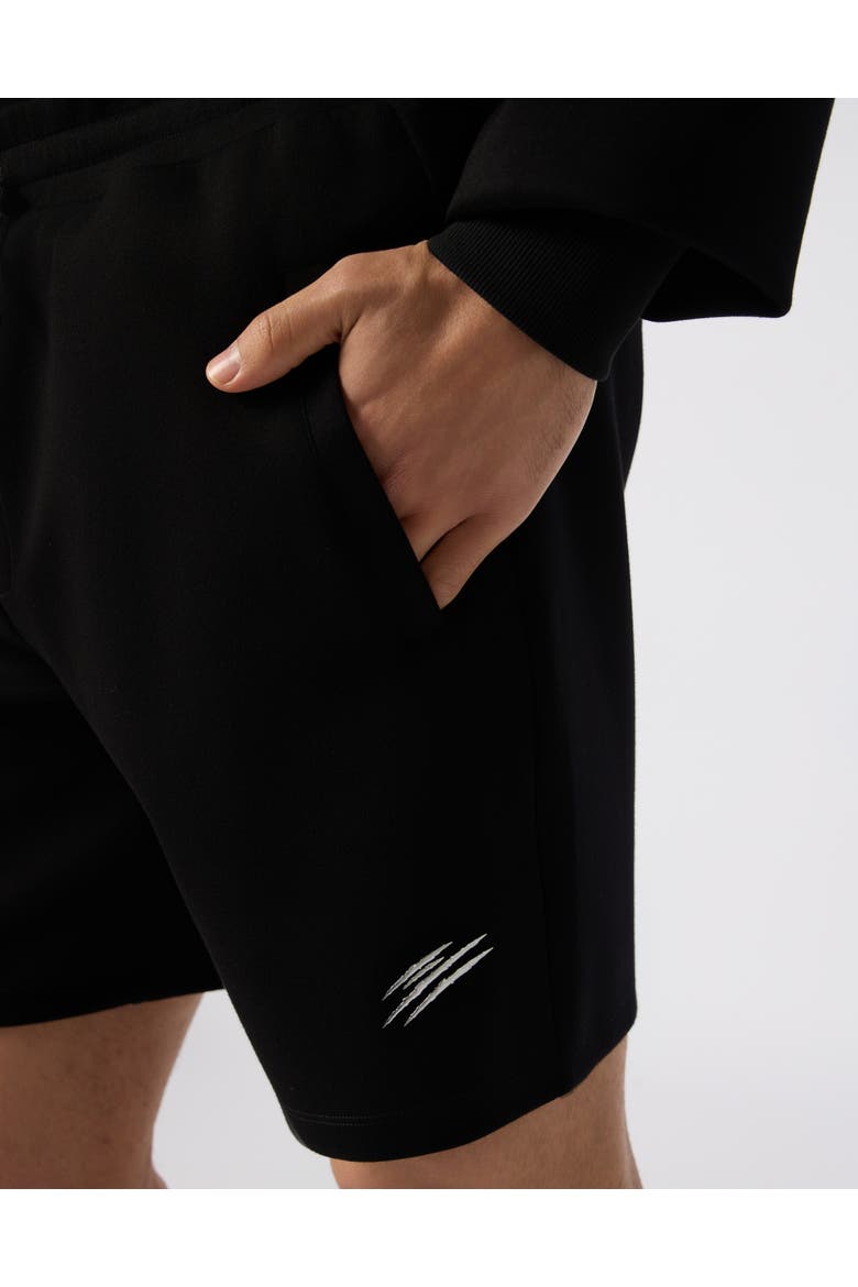 Jogging Shorts Chrome Scratch Men, Alternate, color, black