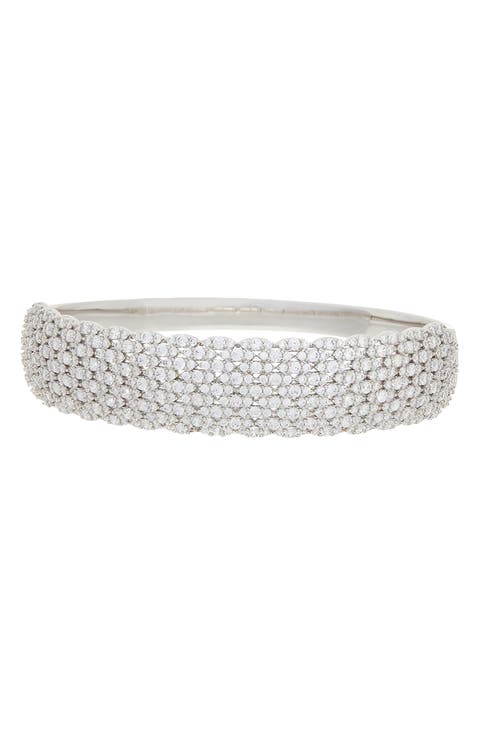 Cubic Zirconia Bangle Bracelet