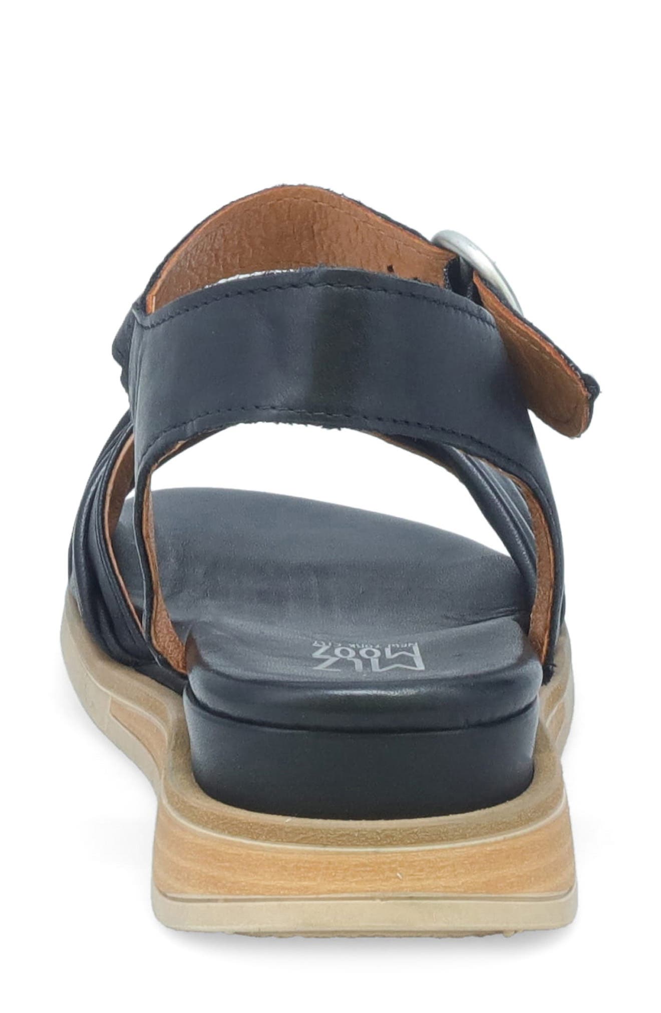 Miz Mooz Cupcake Sandal, Alternate, color, Black