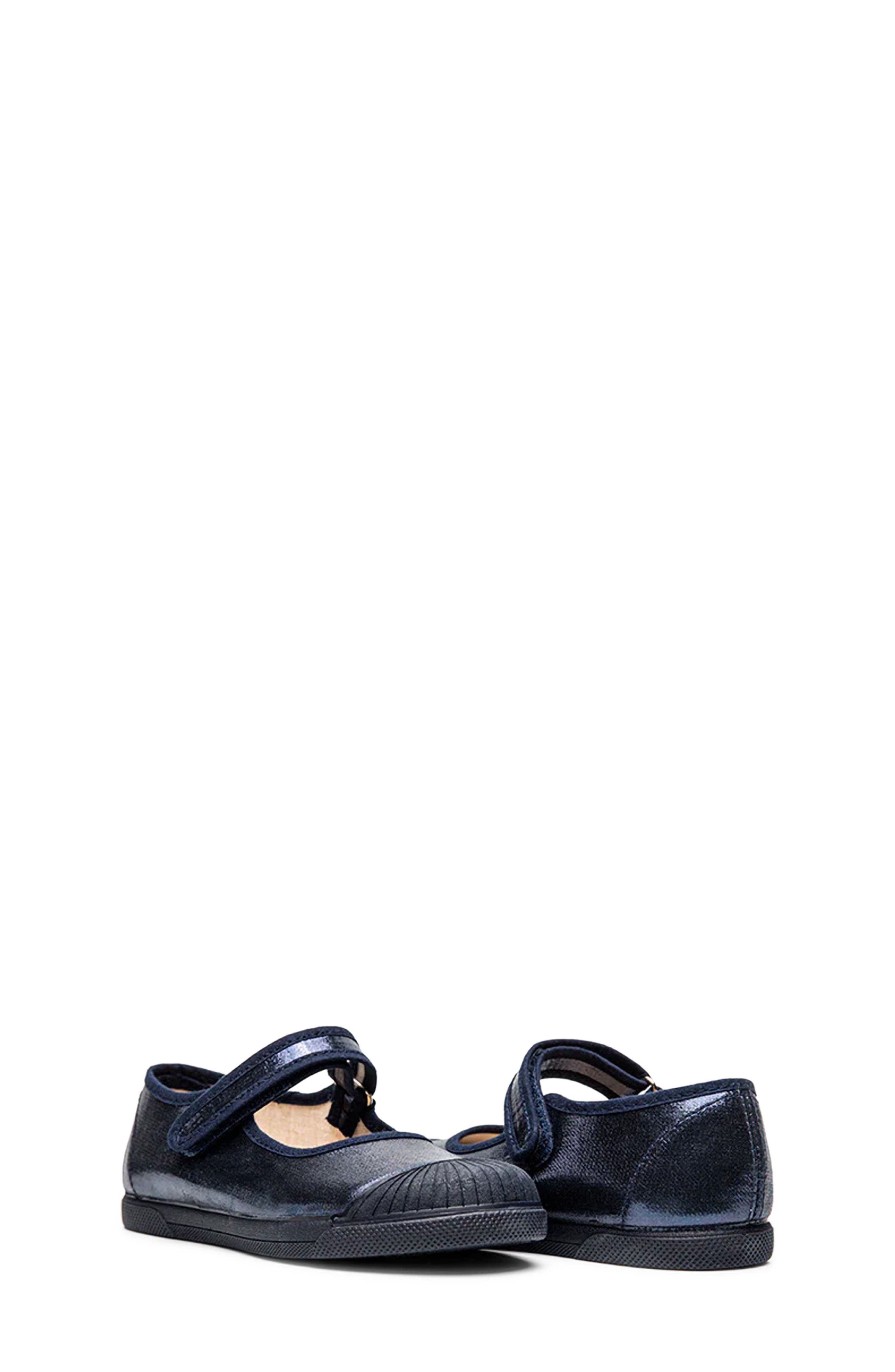 CHILDRENCHIC Kids' Mika Mary Jane Cap Toe Flat, Alternate, color, Navy
