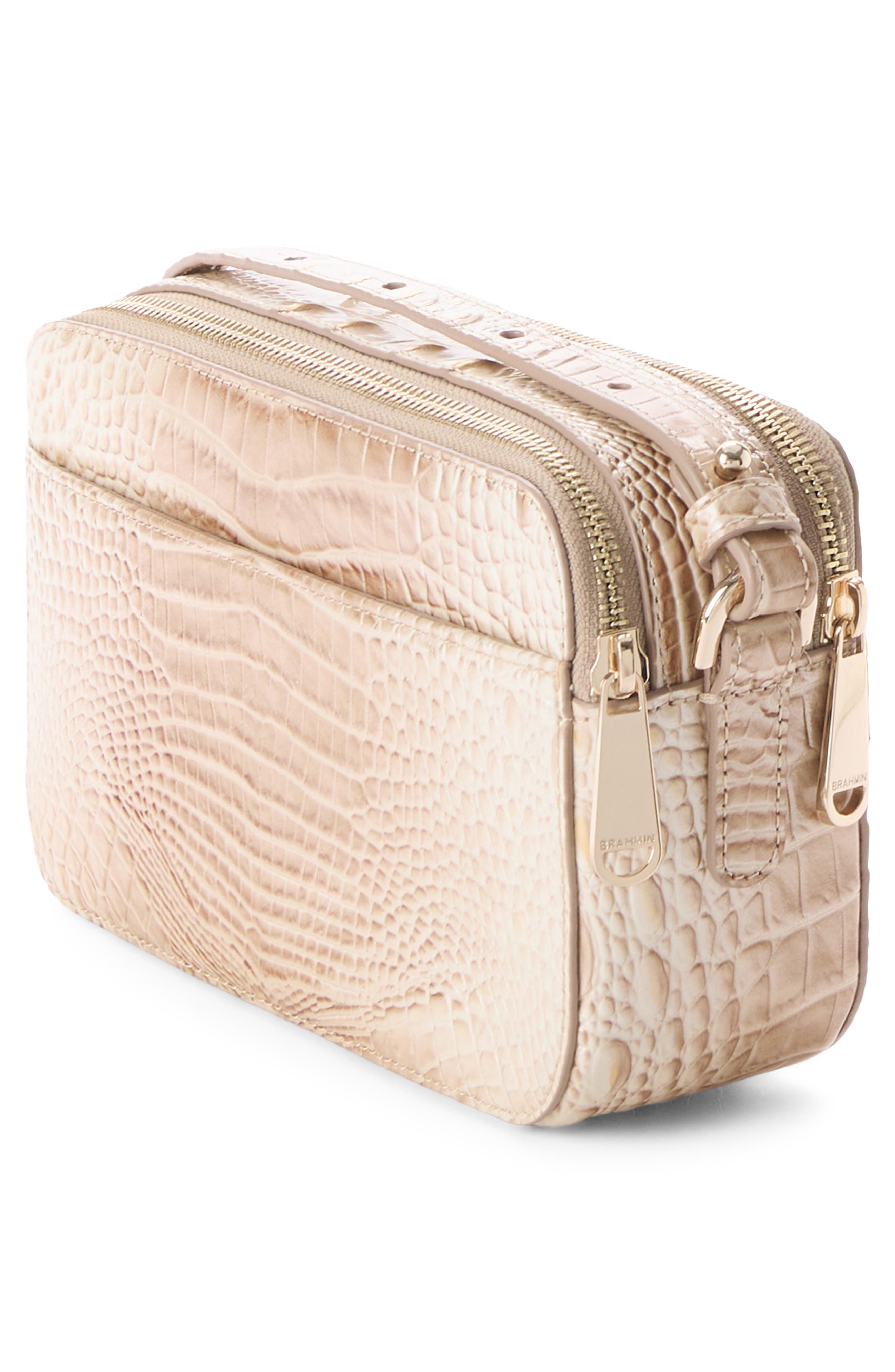 Danica Croc Embossed Leather Crossbody Bag, Alternate, color, CONTOUR