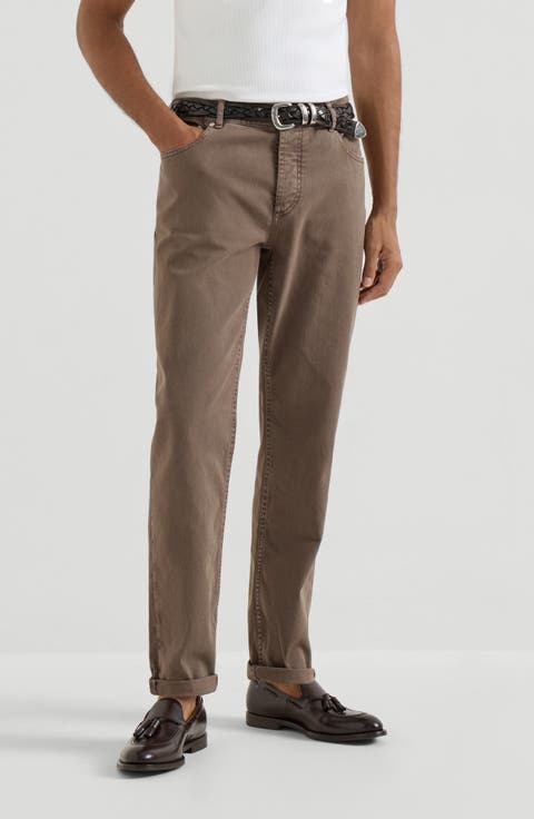 Lightweight denim trousers