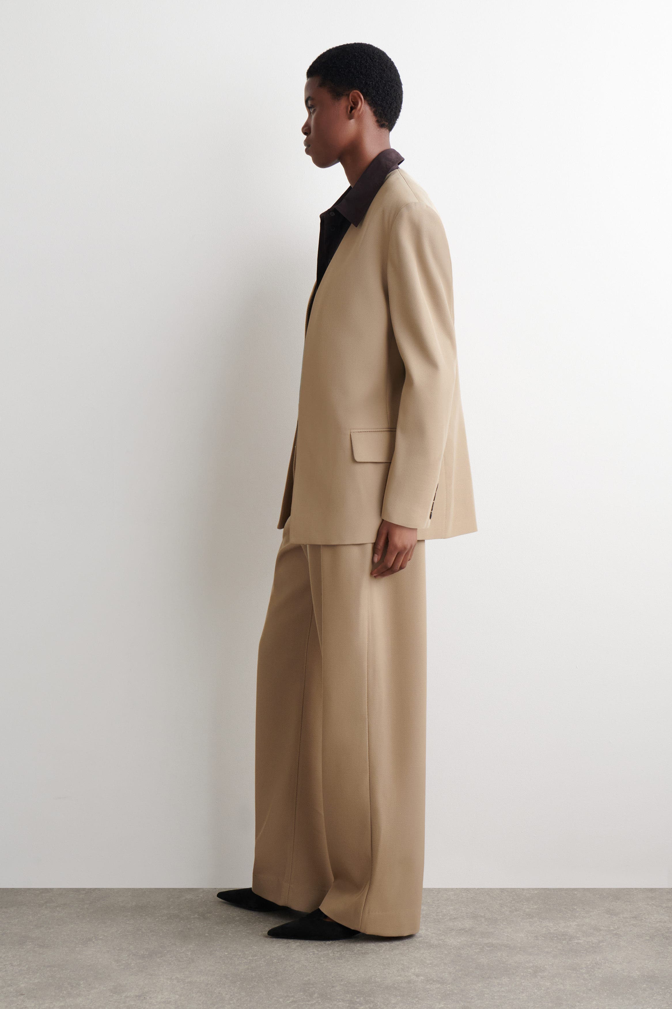 Wool-Twill Straight-Leg Pants - image 2