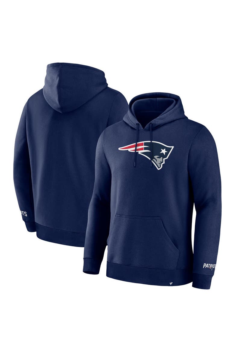 Men's Fanatics  Navy New England Patriots Legacy Fleece Pullover Hoodie, Main, color, Navy