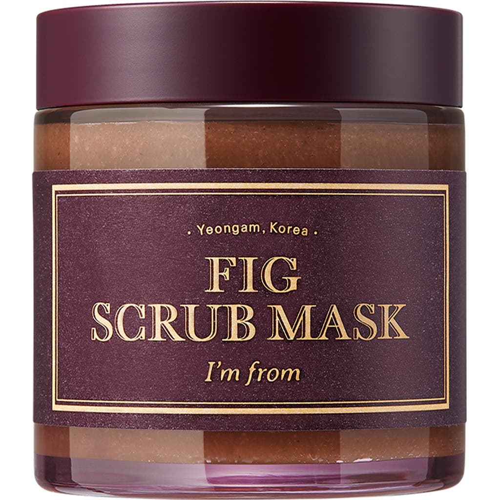 I'm From Fig Scrub Mask In Transparent