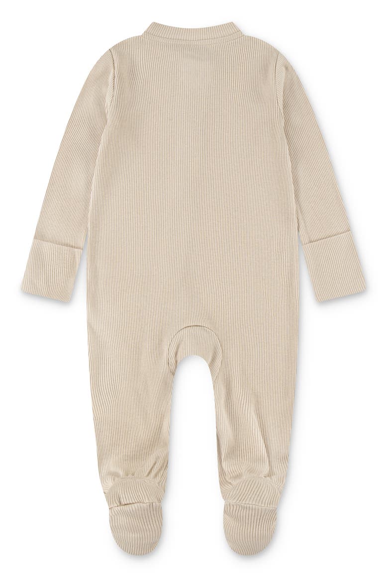 Ribbed Footie, Alternate, color, SANDDRIFT