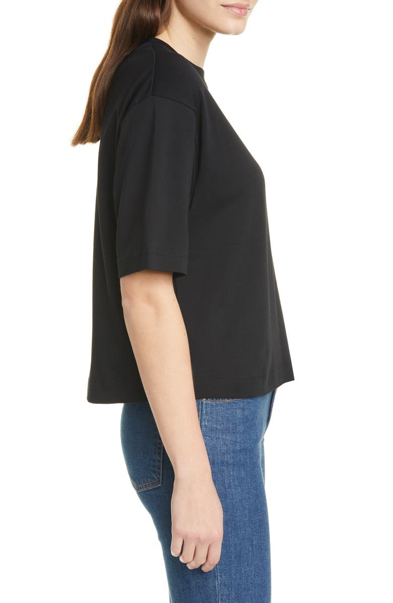 Vince Wide Sleeve Crop Pima Cotton Tee, Alternate, color, 