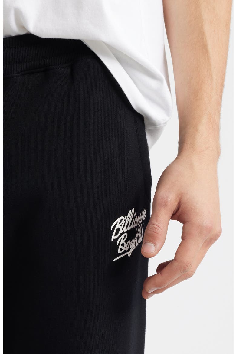 BB Script Sweatpants, Alternate, color, BLACK