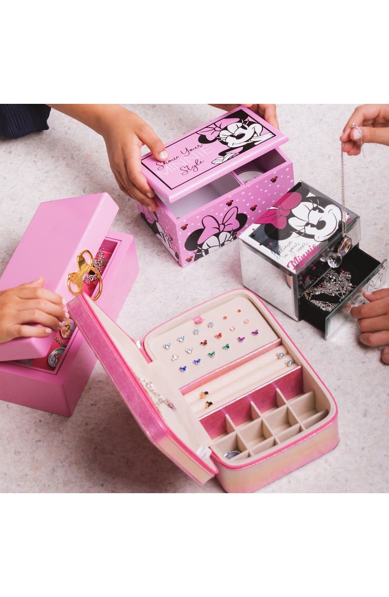 Disney Show Your Minnie Style Jewelry Box, Alternate, color, Pink