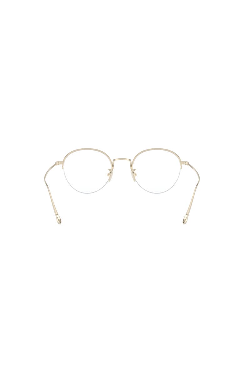 Giorgio Armani 50mm Round optical glasses, Alternate, color, Gold