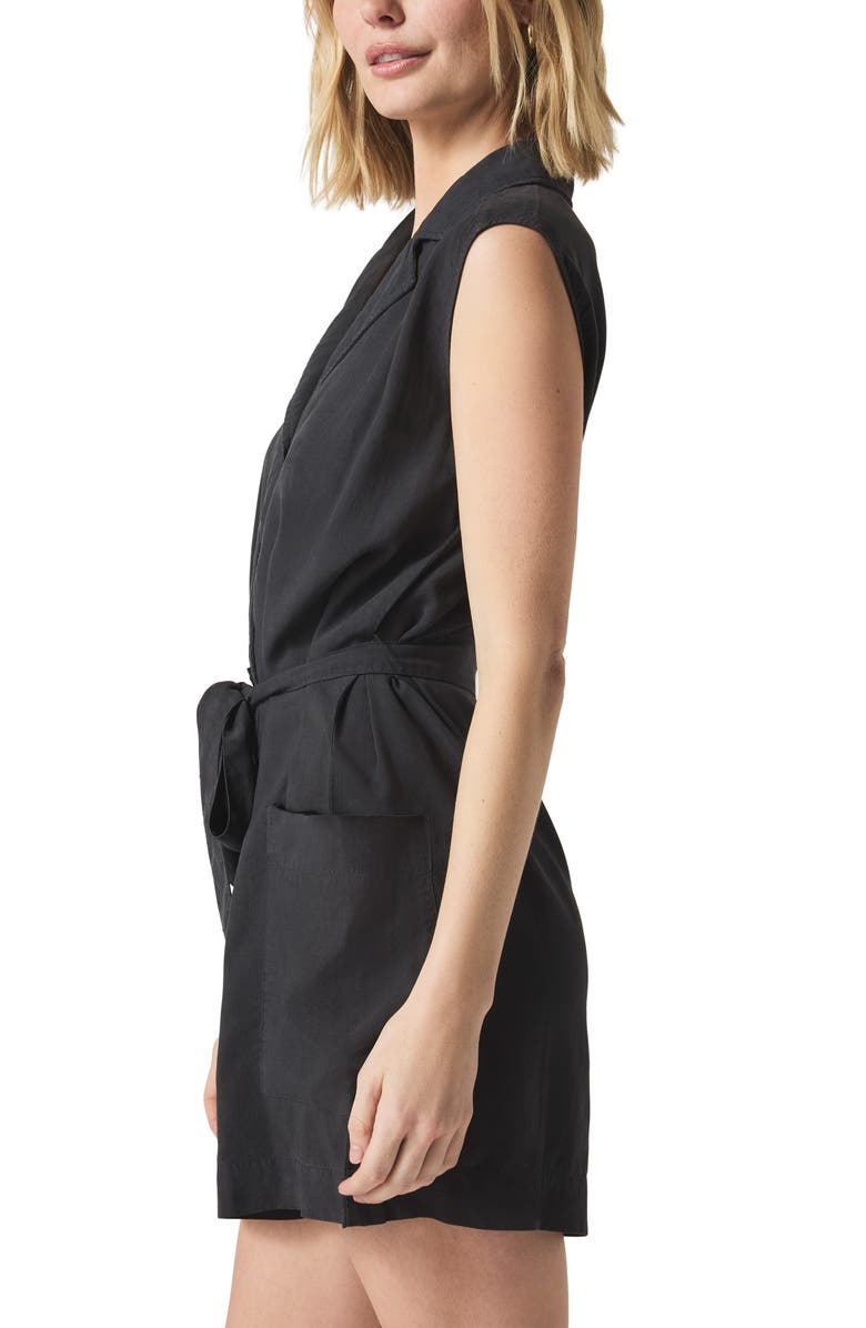 Splendid Alessi Sleeveless Belted Romper, Alternate, color,
