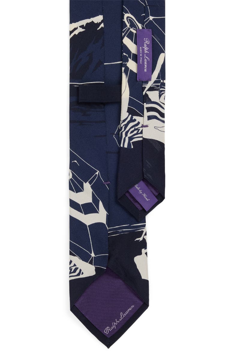 Ralph Lauren Purple Label Umbrella Scenic Silk Tie, Alternate, color, 