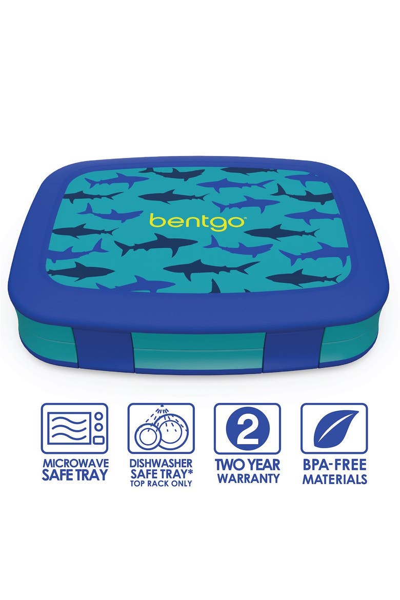 Kids' Prints Lunch Box - Dots, Alternate, color, SHARK