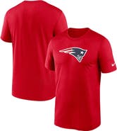 Nike Men's Nike  Red New England Patriots Legend Logo Performance T-Shirt