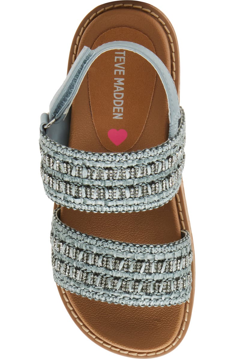 Steve Madden Kids' Jbuggy Slingback Platform Sandal, Alternate, color, Blue