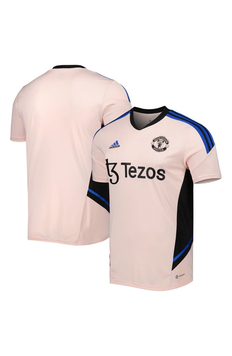 adidas Men's adidas Pink Manchester United 2022/23 Training Jersey, Main, color, 