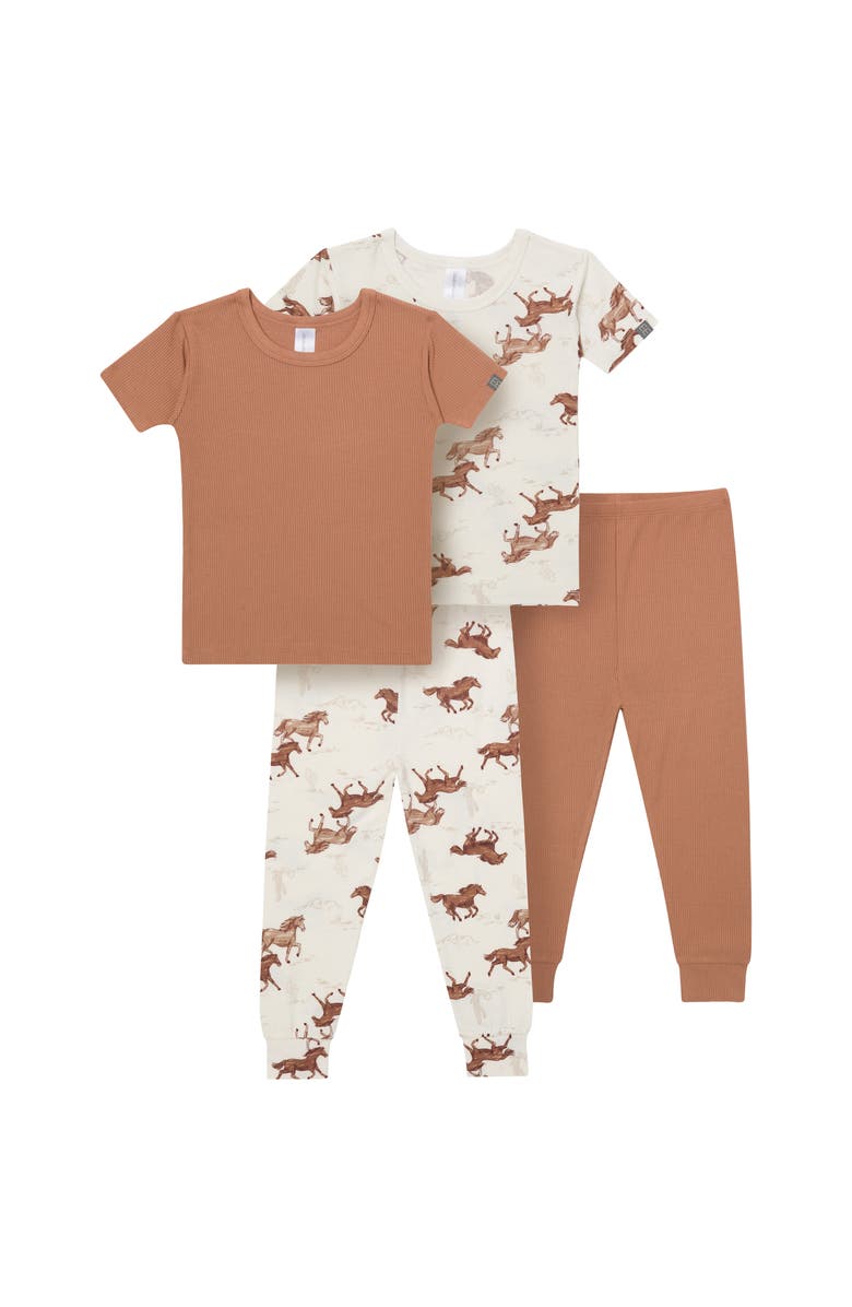 Modern Moments<sup>™</sup> by Gerber Snug Fitting Pajama Sets, Alternate, color, Wild Horses