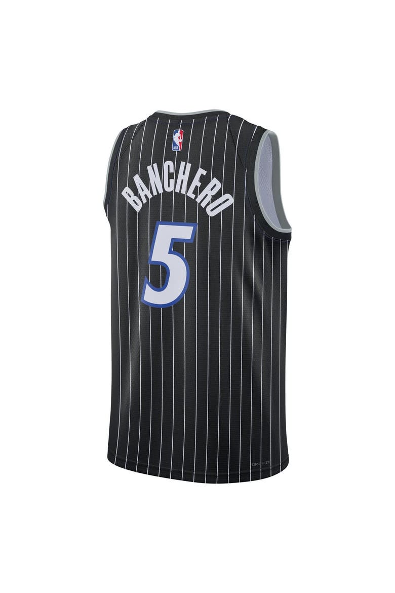 Unisex Jordan Brand Paolo Banchero Black Orlando Magic Swingman Jersey - Statement Edition, Alternate, color, Black