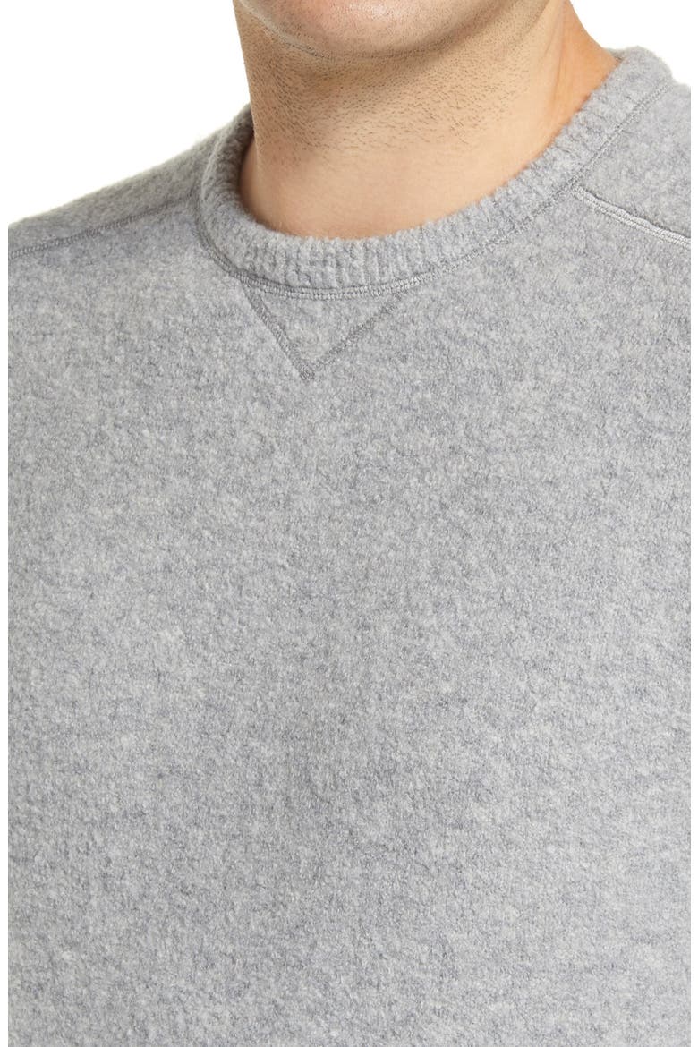 Merino Wool Blend Raglan Sweater, Alternate, color, GALE GREY