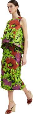 La DoubleJ Pencil Skirt Wonderland Fil Coupe Multicolor