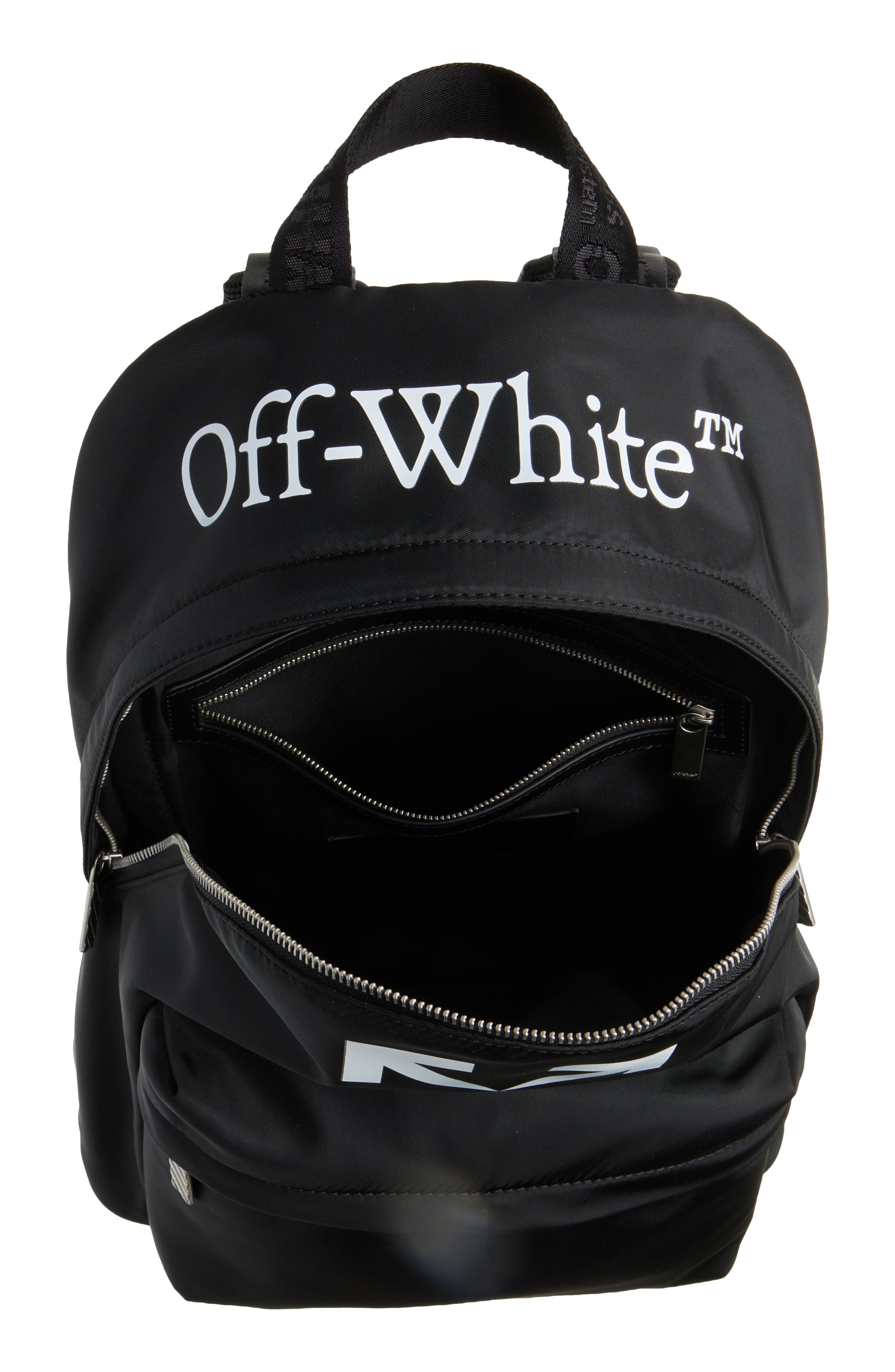 Off-White Classic Dome Backpack, Alternate, color, Black