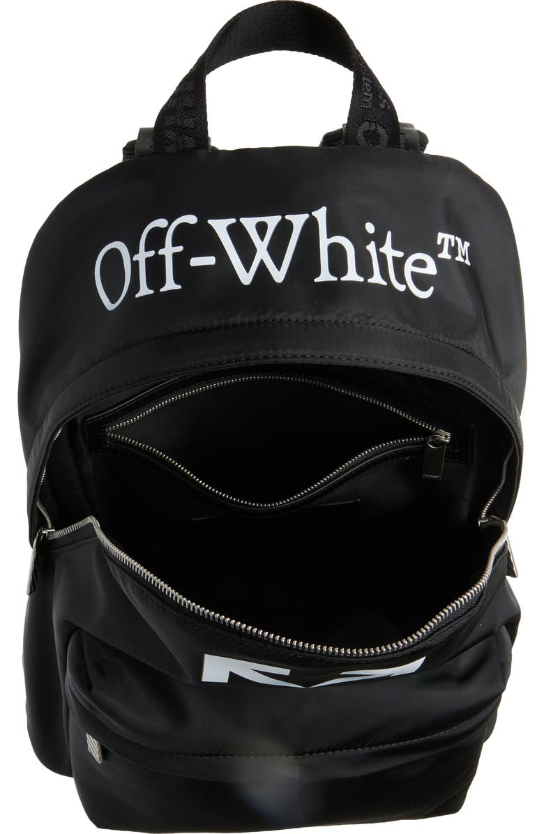 Off-White Classic Dome Backpack, Alternate, color, Black