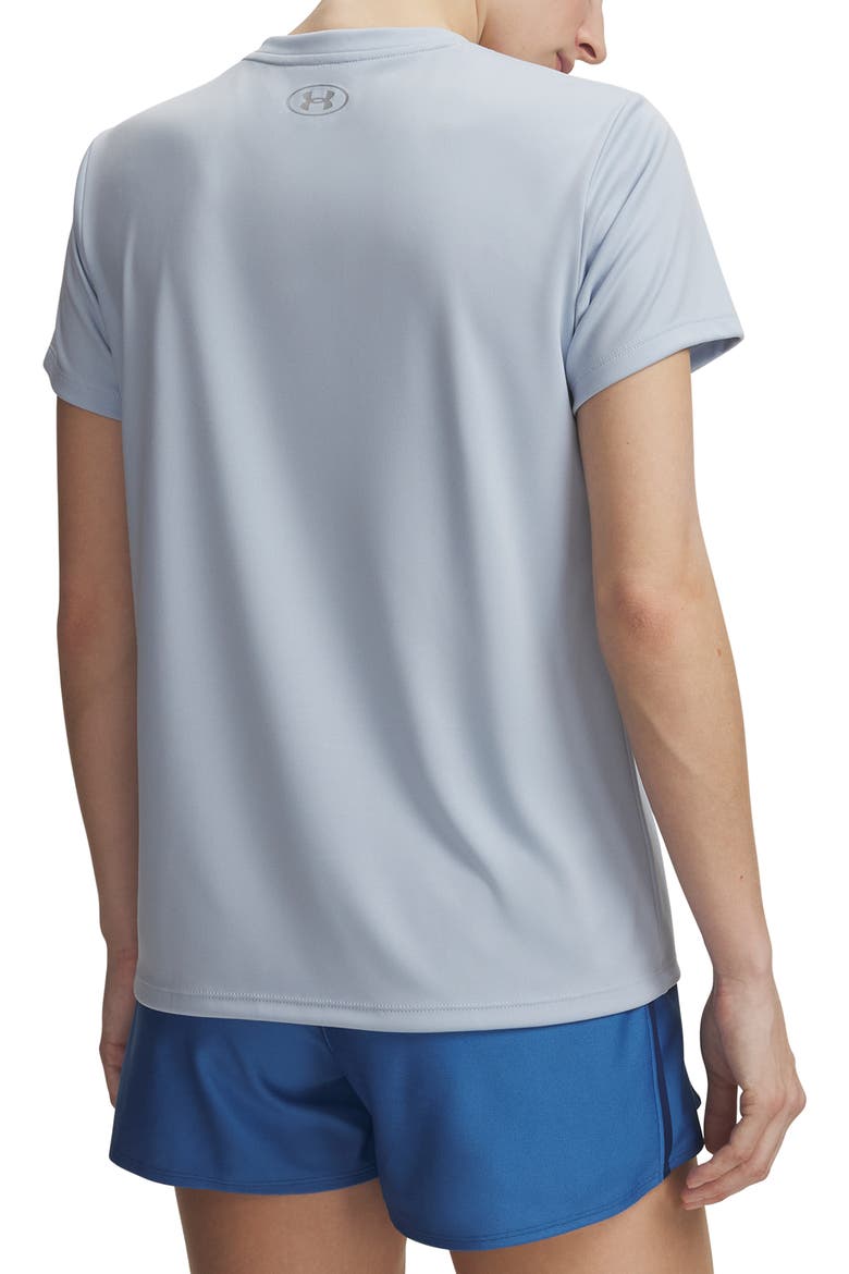 Velocity Solid V-Neck T-Shirt, Alternate, color, BLUE CALM