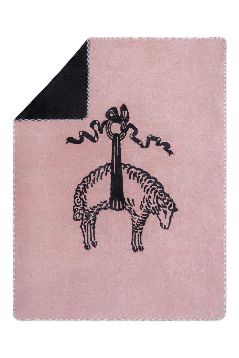Double Faced Blanket, Main, color, BLUSH