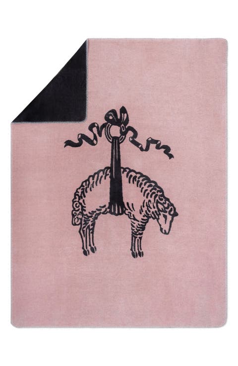 Logo Double Faced Throw Blanket
