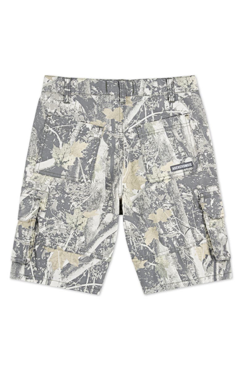 abercrombie kids Kids' Baggy Cargo Shorts, Alternate, color, Anf Medium Camo