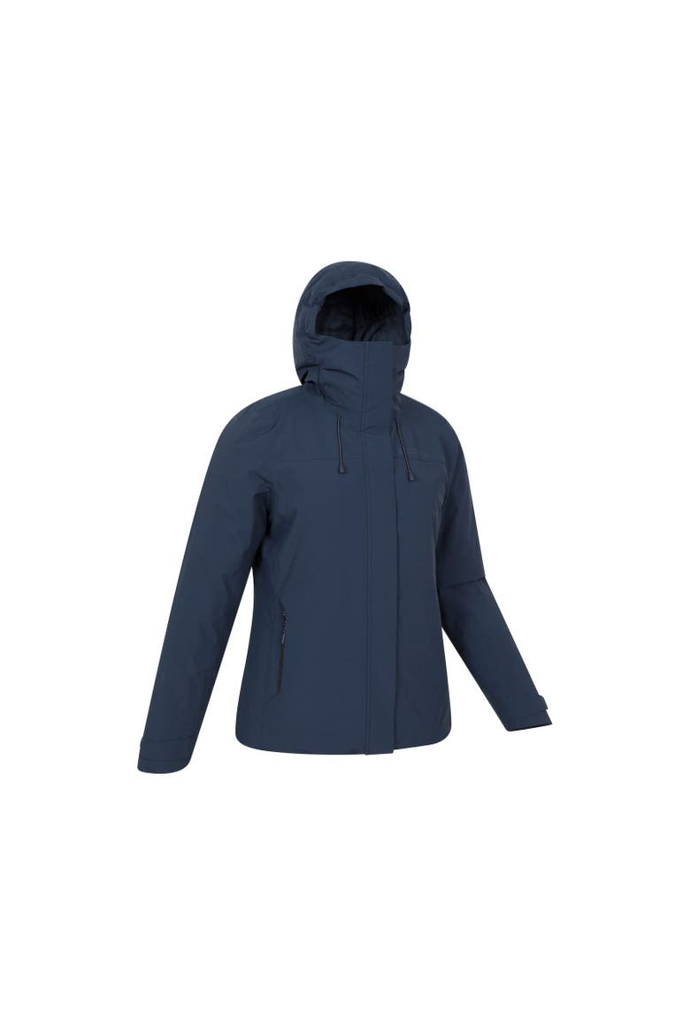 Mallory Short Waterproof Padded Jacket, Alternate, color, Blue