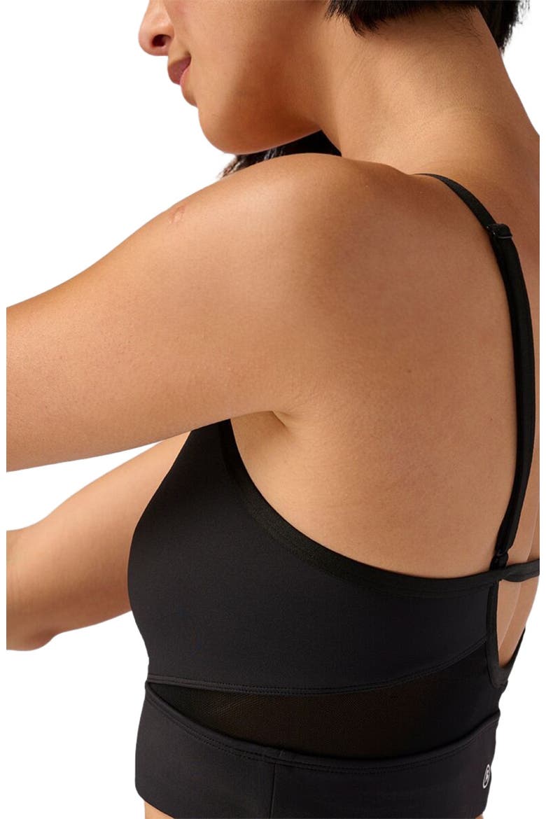 Destination Square Neck Bra Top - Women's, Alternate, color, Black