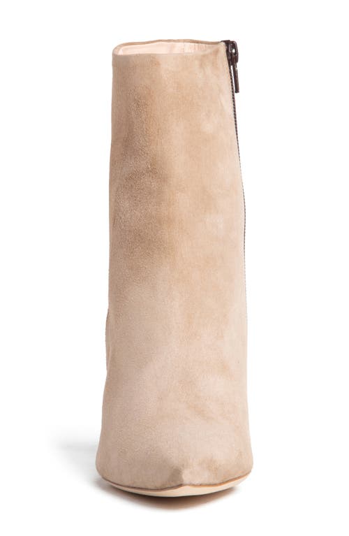 Beautiisoles Soraya Pointed Toe Bootie In Camel