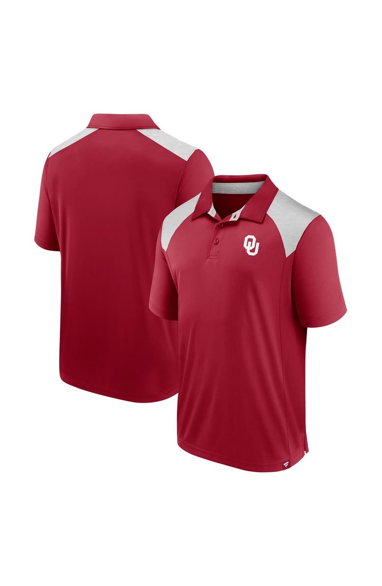 FANATICS Men's Fanatics Crimson Oklahoma Sooners Star Class Polo, Alternate, color, Crimson