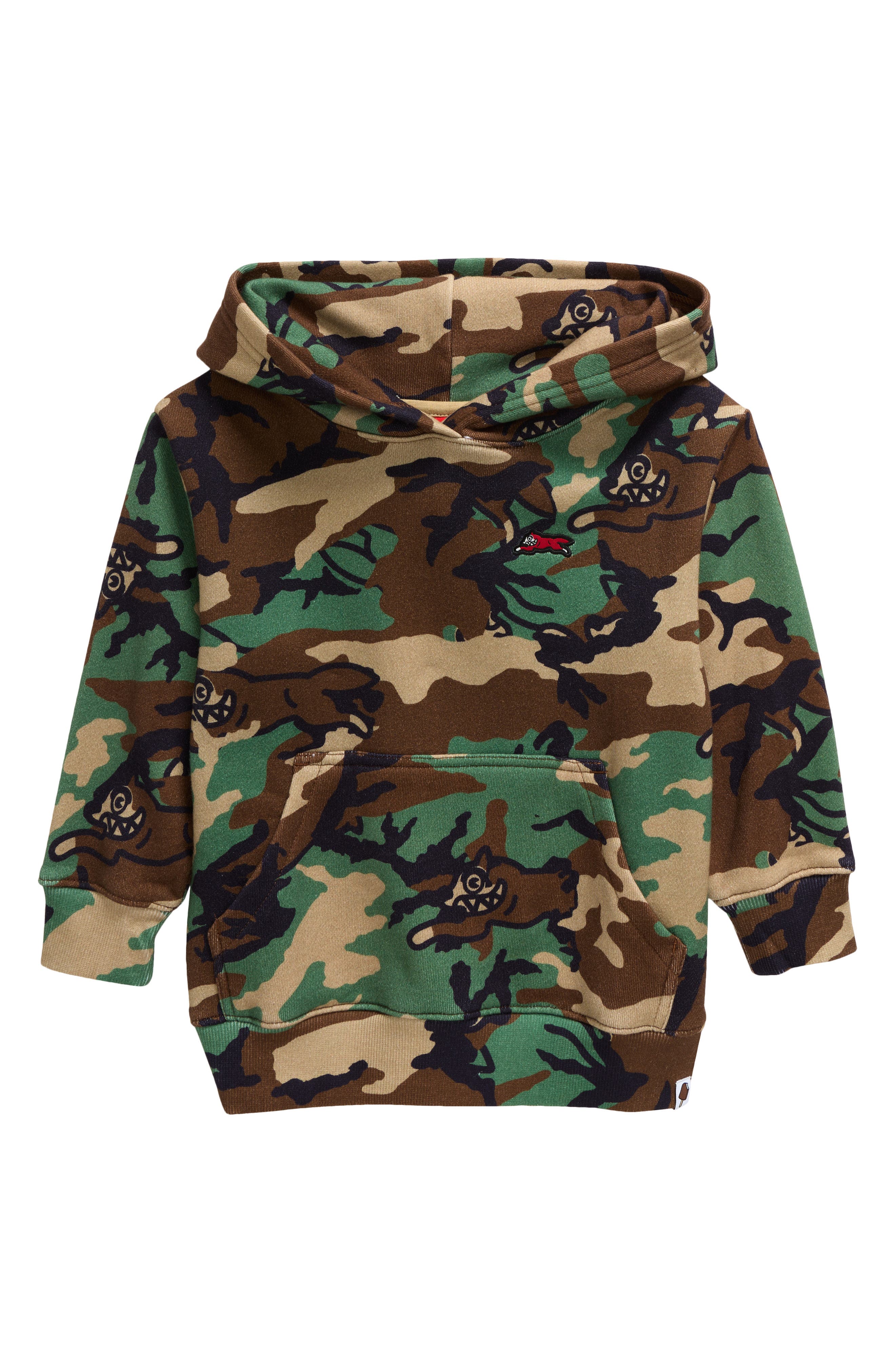 ICECREAM Kids' Peekaboo Camo Cotton Hoddie