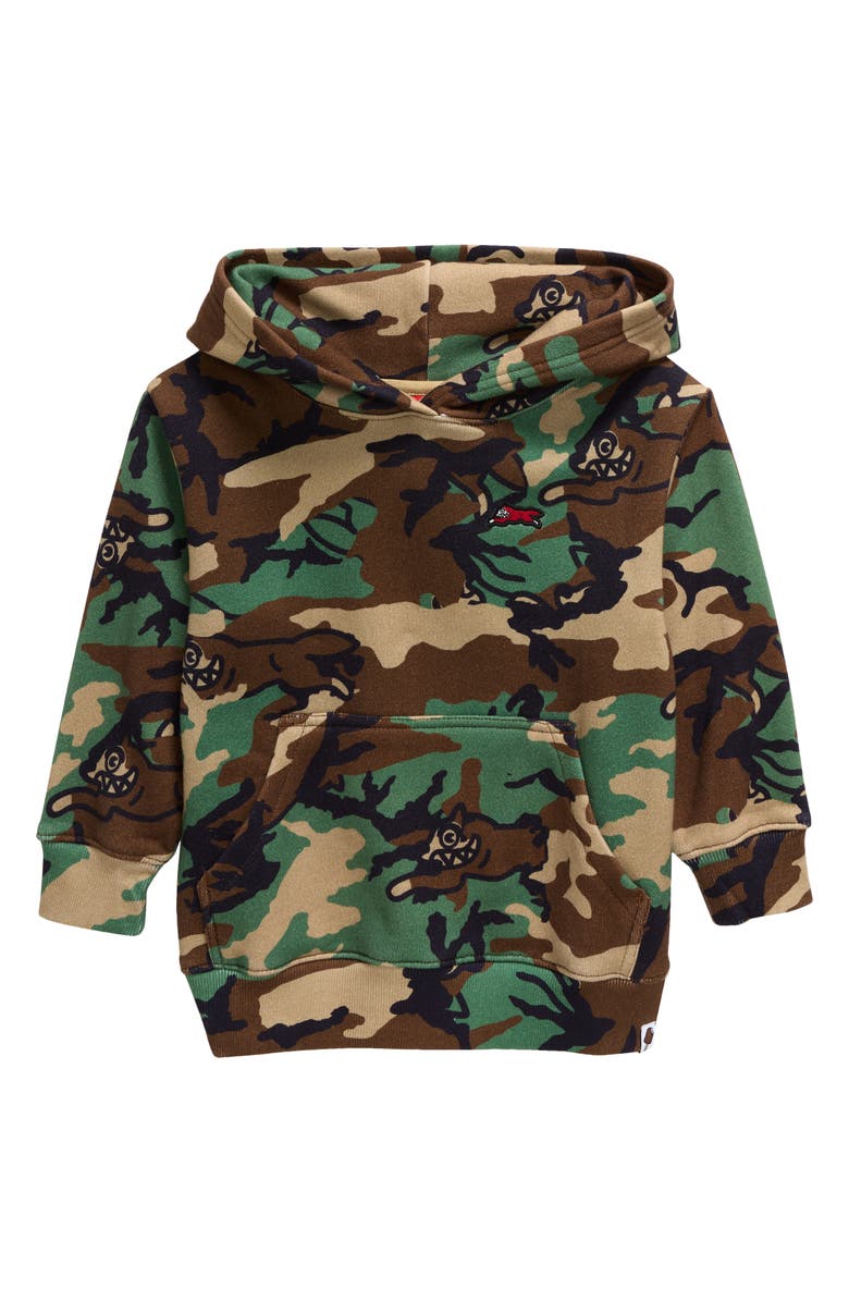 ICECREAM Kids' Peekaboo Camo Cotton Hoddie, Main, color,