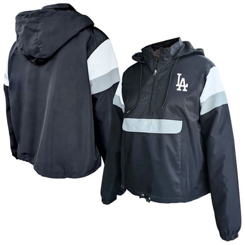 Profile Black Los Angeles Dodgers Plus Size Anorak Hoodie Quarter-zip Pullover