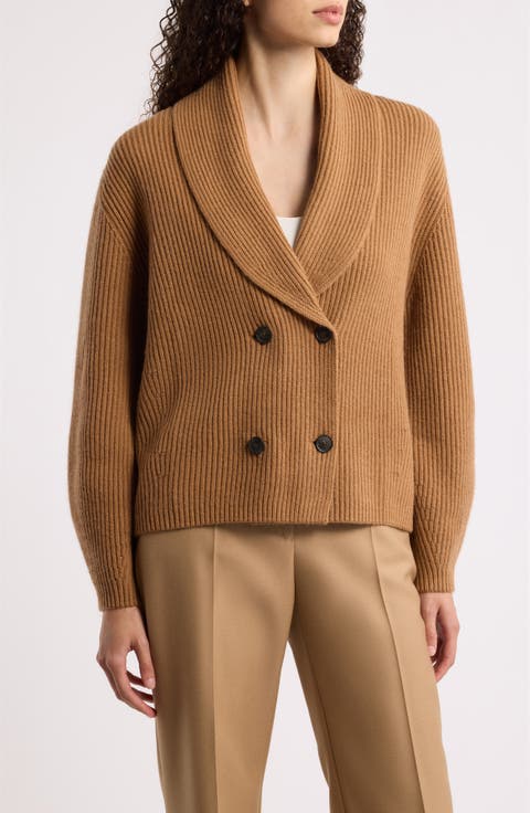 Shawl Collar Rib Cardigan