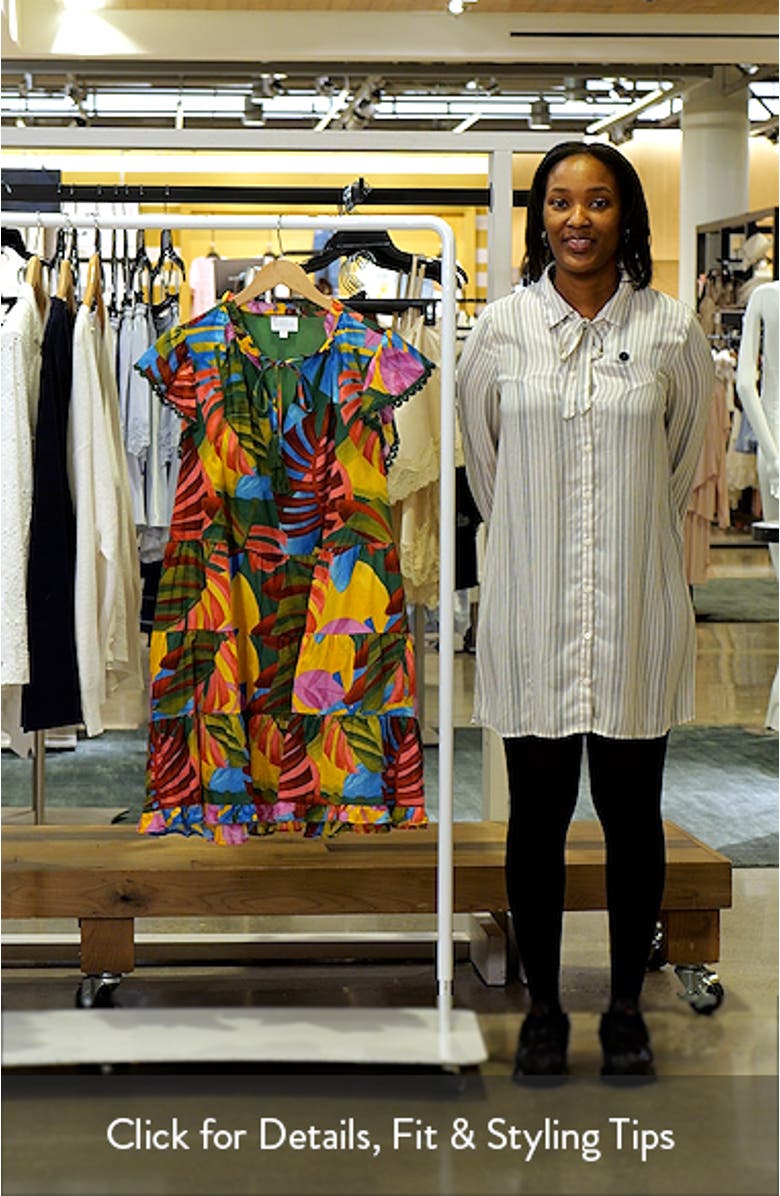 Novi Tropical Yodi Shift Minidress, sales video thumbnail