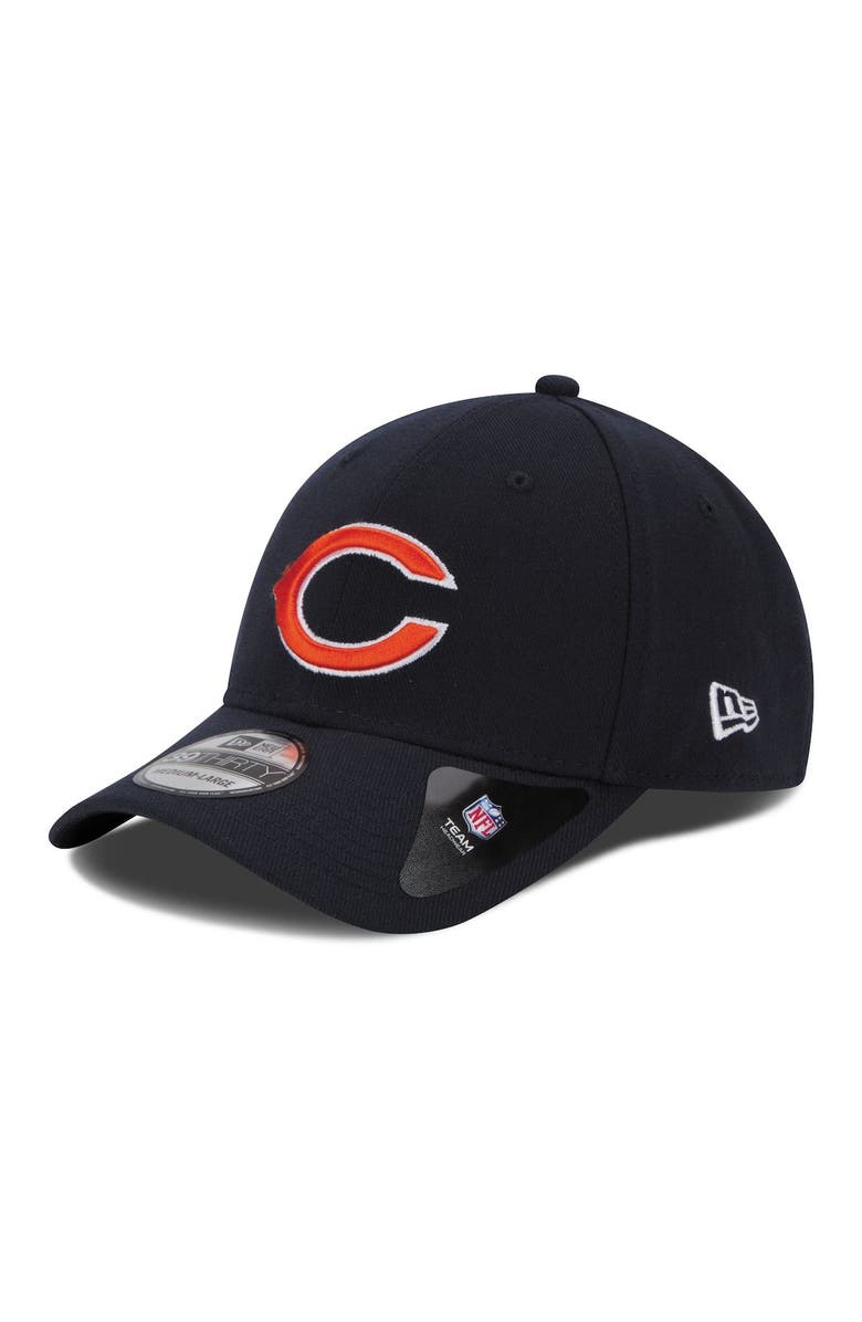New Era Chicago Bears New Era 39THIRTY Team Classic Flex Hat - Navy Blue, Main, color, 