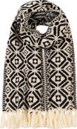 Faherty Evergreen Fair Isle Scarf