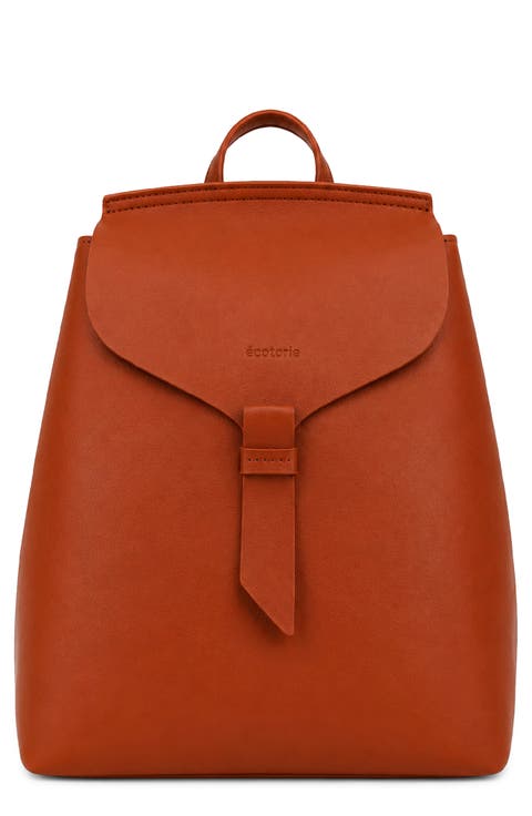Clementine Leather Backpack