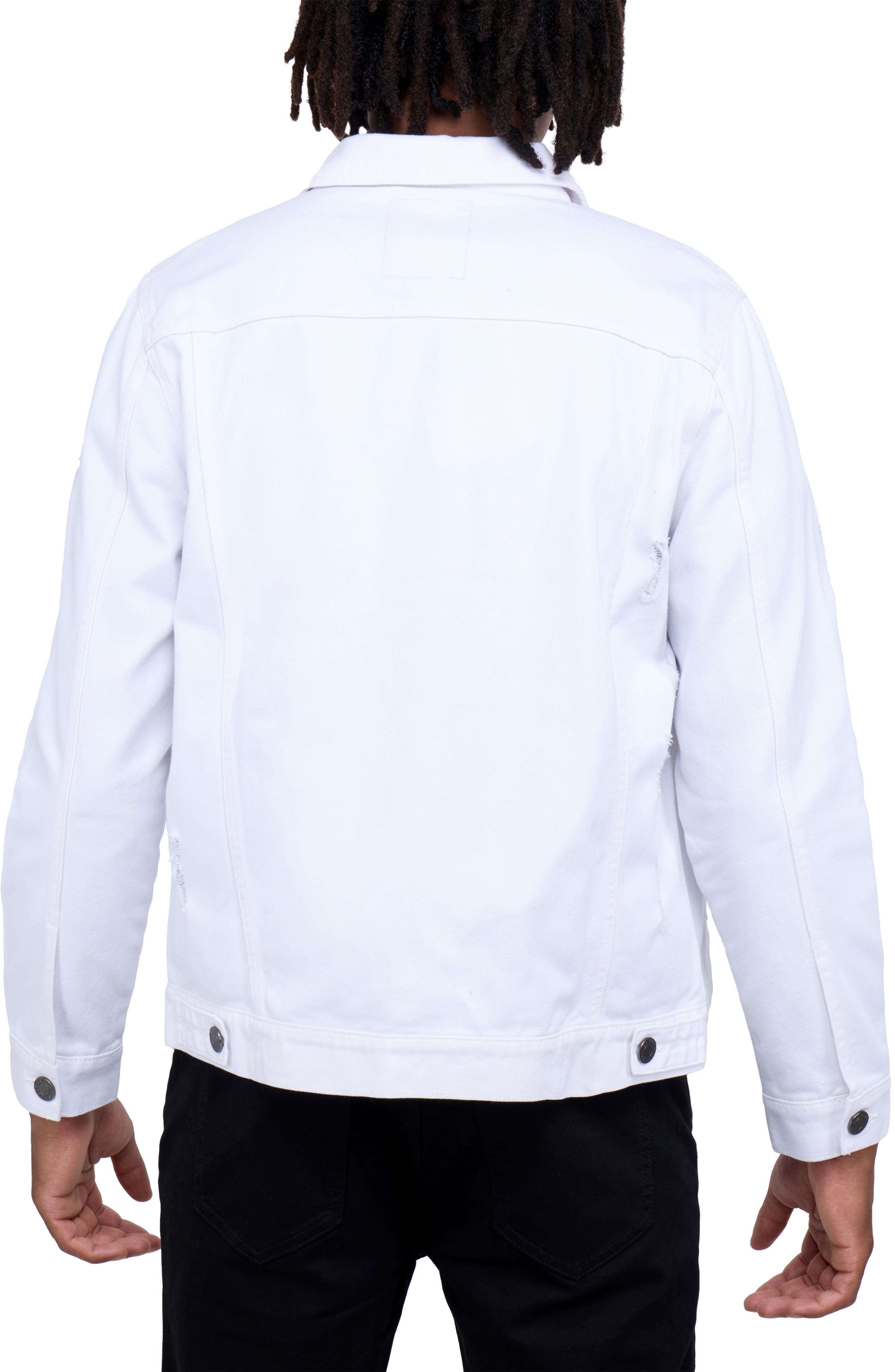 Slim Washed Denim Jacket - image 4
