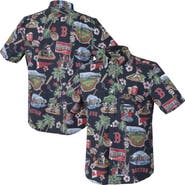 Reyn Spooner Men's Reyn Spooner  Navy Boston Red Sox Scenic Tri-Blend Button-Down Shirt