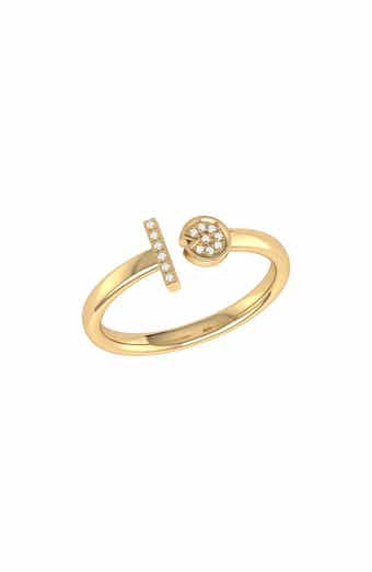 LuvMyJewelry Pac-Man Lane Diamond Ring