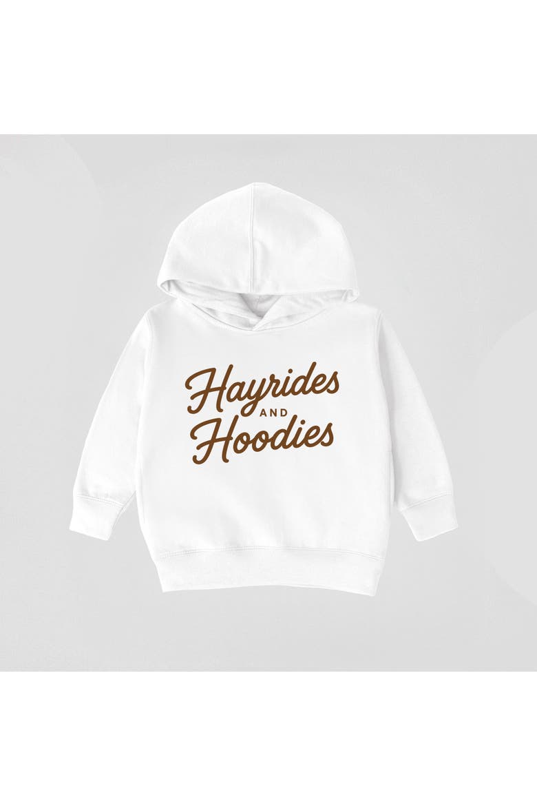 Hayrides and Hoodies Toddler Hoodie, Alternate, color, White